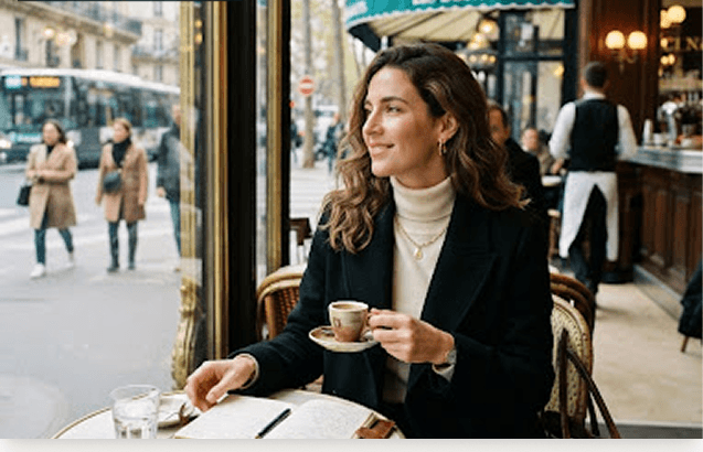 Café terrace in Saint-Germain, Paris
